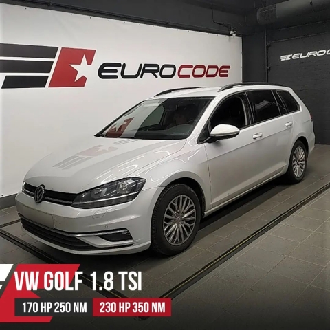 Чип тюнинг VW Golf VII 1.8TSI 180hp CJSB